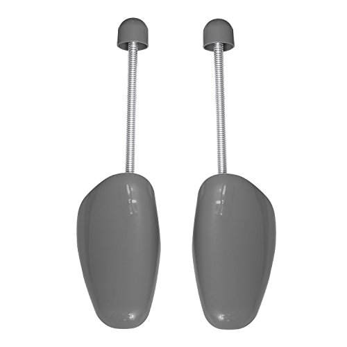 Incutex juego de 5 pares de hormas de plástico hormas zapatos, variables hasta la talla 44, gris