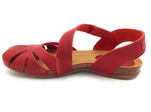 INTER-BIOS 4456 Sandalia Cerrada roja - 37