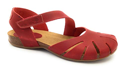 INTER-BIOS 4456 Sandalia Cerrada roja - 37