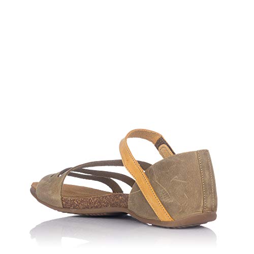 INTER-BIOS 4476 Sandalia Talon Cerrado Piel Mujer KAKY 36