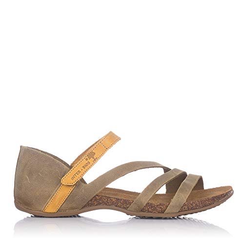 INTER-BIOS 4476 Sandalia Talon Cerrado Piel Mujer KAKY 36