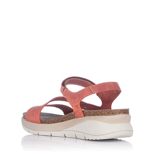 INTER-BIOS 6901 Sandalia Piel Plataforma Bio Mujer Teja 37