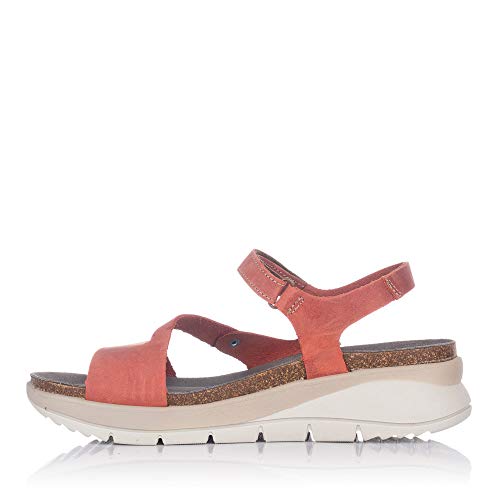 INTER-BIOS 6901 Sandalia Piel Plataforma Bio Mujer Teja 37