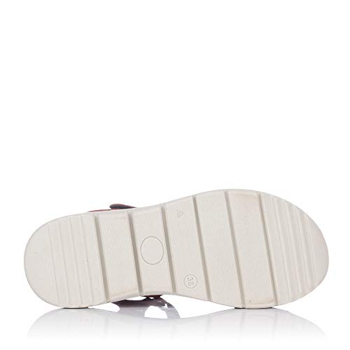 INTER-BIOS 6901 Sandalia Piel Plataforma Bio Mujer Teja 37