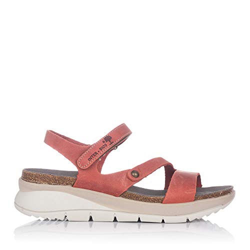 INTER-BIOS 6901 Sandalia Piel Plataforma Bio Mujer Teja 37