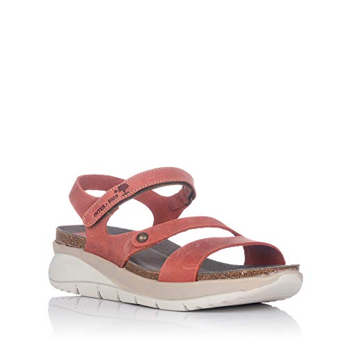 INTER-BIOS 6901 Sandalia Piel Plataforma Bio Mujer Teja 37