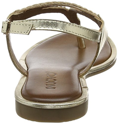 Inuovo 8368, Sandalia con Pulsera Mujer, Plateado (Silver 16778935), 37 EU