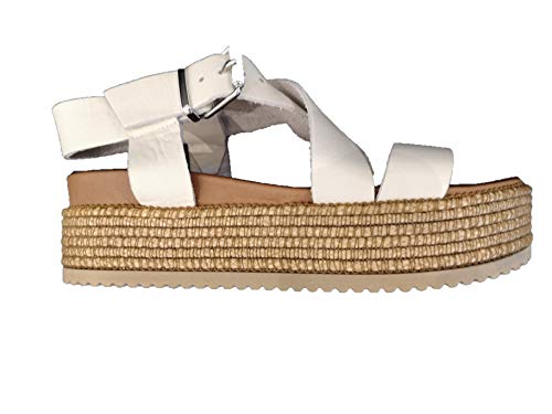 Inuovo Sandalo 431008 Bone (blanco hielo) Blanco Size: 39 EU