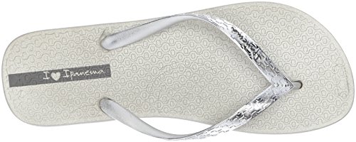 Ipanema Chanclas Glam para mujer, (Plateado/Plateado), 42 EU