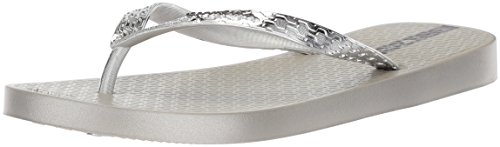 Ipanema Chanclas Glam para mujer, (Plateado/Plateado), 42 EU
