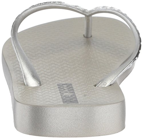 Ipanema Chanclas Glam para mujer, (Plateado/Plateado), 42 EU
