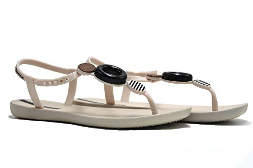 Ipanema Class Modern Fem, Sandalias Mujer, Beige Black, 39 EU
