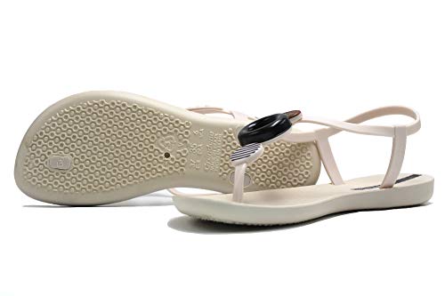Ipanema Class Modern Fem, Sandalias Mujer, Beige Black, 39 EU