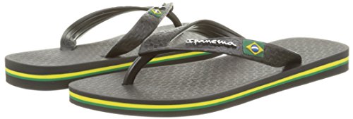 Ipanema Classic Brasil II Kids, Chanclas para Niños, Negro (21138), 37