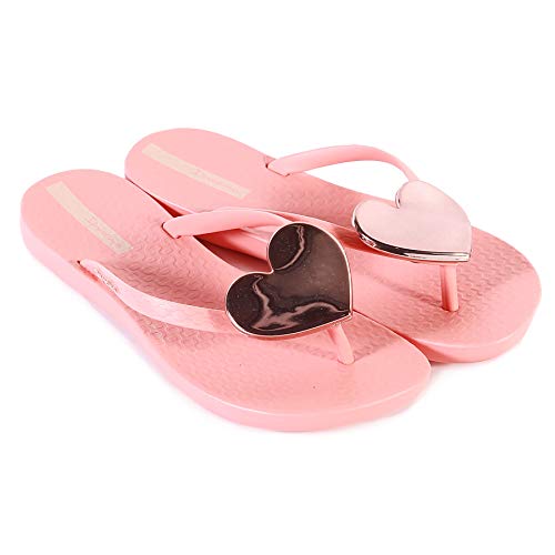 Ipanema Maxi Heart Sandalias Niña, Coral, 27/28 EU