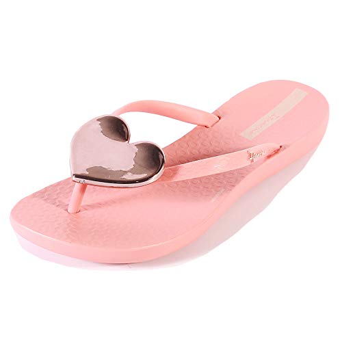 Ipanema Maxi Heart Sandalias Niña, Coral, 27/28 EU