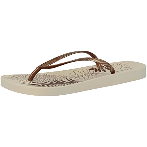 Ipanema Schuhe Copacabana Anatomic Foliage Fem FF Beige-Bronze (82107-8053) 41/42 Braun