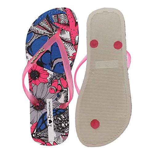Ipanema Women's Tropical Beauty Flat Flip Flops UK5 - EU38 - US7 - AU6 Pink