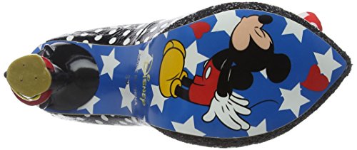 Irregular Choice 4380-1 - Zapatos de tacón con Punta Cerrada de Otra Piel Mujer, Color Negro, Talla 37