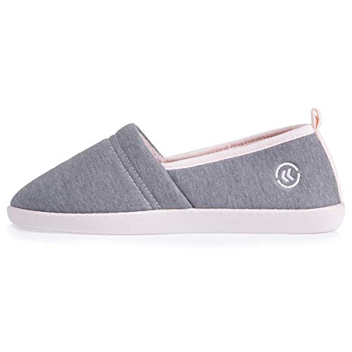 Isotoner - Zapatillas Deportivas ergonómicas para Mujer, Gris (Gris), 39 EU