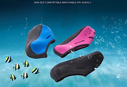 iSpchen Calcetines de Agua de Playa - Calcetines de Playa Antideslizantes Calcetines de Buceo Antideslizantes Unisex Zapatos de Yoga Surf Sailing Sport,Azul M