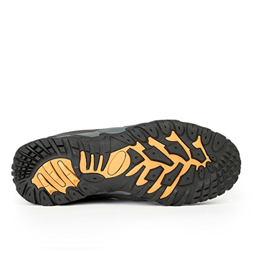 Izas JAVIERRE, Zapatos para Senderismo Unisex Adulto, Marrón/Naranja, 43 EU