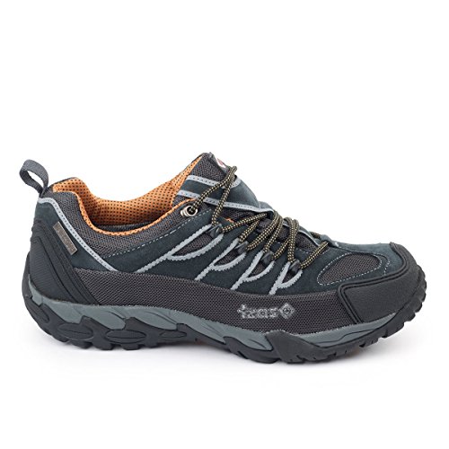 Izas JAVIERRE, Zapatos para Senderismo Unisex Adulto, Marrón/Naranja, 43 EU