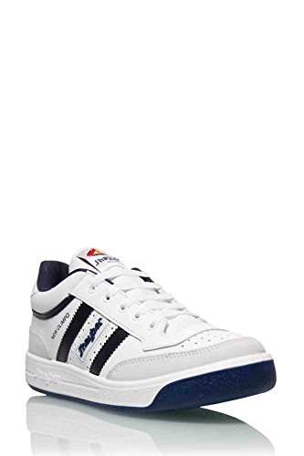 J´hayber 63638, Sneaker Mujer, Blanco/Azul Marino, 38 EU