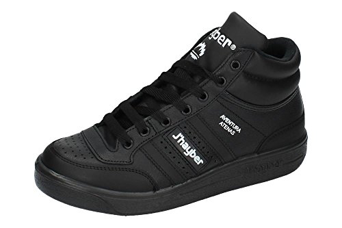 J´hayber 65048, Sneaker Unisex Adulto, Negro/Blanco, 44 EU