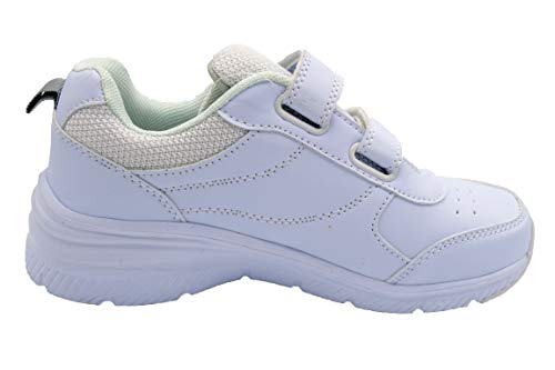 J´Hayber Chenal White - Zapatilla Deportiva con cuña y Cierre de Velcro (38 EU)