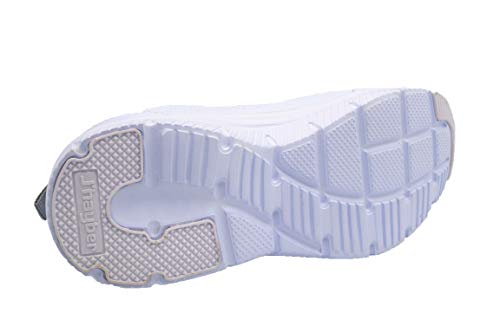 J´Hayber Chenal White - Zapatilla Deportiva con cuña y Cierre de Velcro (38 EU)