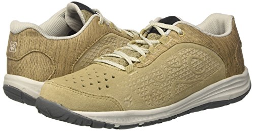Jack Wolfskin Seven Wonders Low W, Zapatillas Mujer, Beige (Sand Dune), 36 EU