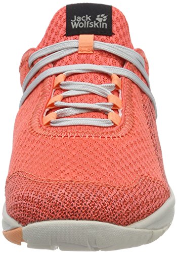 Jack Wolfskin Seven Wonders Packer Low W Zapatillas sin cordones Mujer, Naranja (Hot Coral), 39.5 EU (6 UK)
