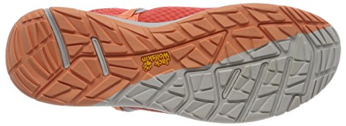 Jack Wolfskin Seven Wonders Packer Low W Zapatillas sin cordones Mujer, Naranja (Hot Coral), 39.5 EU (6 UK)