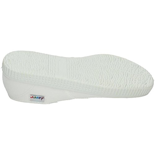 JAVER 60 Bambas Lona Ingles Mujer Zapatillas Blanco 44