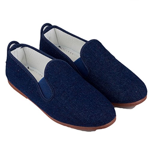 javer - Zapatilla Kung-FU Lona Mujer Color: Negro Talla: 39