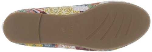 Jb Martin Bamako Bamako E13_Blanc (Toile Japan/Craie) - Bailarinas de Tela para Mujer, Color Blanco, Talla 39