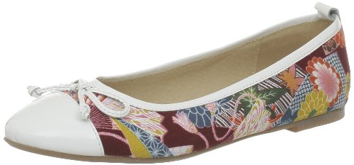 Jb Martin Bamako Bamako E13_Blanc (Toile Japan/Craie) - Bailarinas de Tela para Mujer, Color Blanco, Talla 39