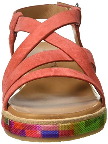 JB Martin Jenifer, Sandalias Mujer, Rojo (Ch Vel Sunlight/T Mirage Multi Sunlight), 40 EU