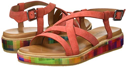 JB Martin Jenifer, Sandalias Mujer, Rojo (Ch Vel Sunlight/T Mirage Multi Sunlight), 40 EU