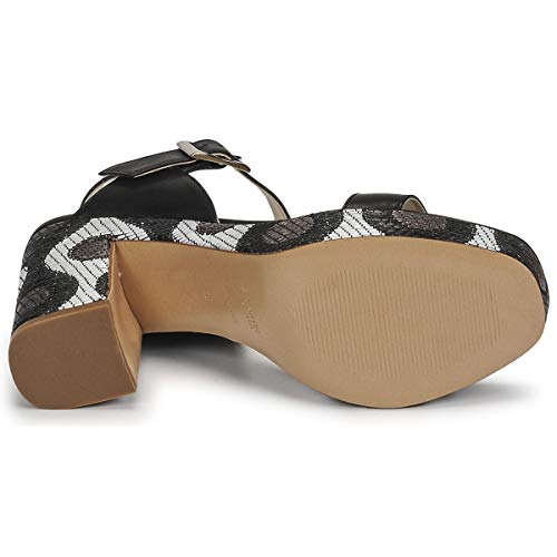 JB Martin Xepia Sandalias Mujeres Negro - 38 - Sandalias