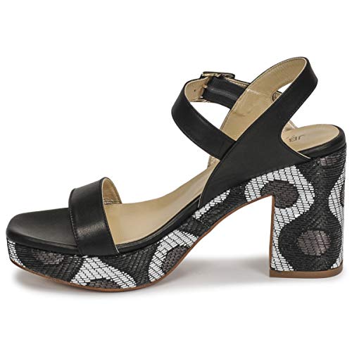 JB Martin Xepia Sandalias Mujeres Negro - 38 - Sandalias