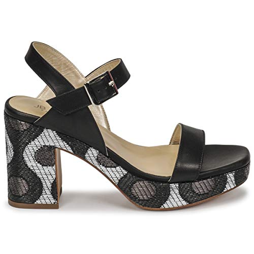 JB Martin Xepia Sandalias Mujeres Negro - 38 - Sandalias