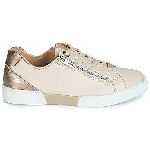 Jb Martin - Zapatillas de Cuero para Mujer Beige Beige, Color Beige, Talla 38 EU
