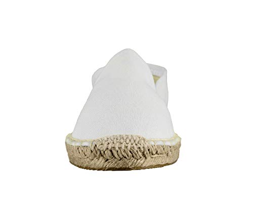 JCOlivier - Alpargatas para Unisex Adulto (40, Blanca)