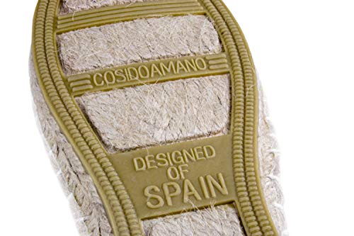 JCOlivier - Alpargatas para Unisex Adulto (40, Blanca)