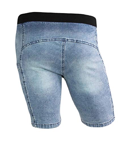 Jeanstrack Montblanc Jeans Pantalón de Trail Running, Unisex Adulto, Sky, L