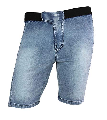 Jeanstrack Montblanc Jeans Pantalón de Trail Running, Unisex Adulto, Sky, L