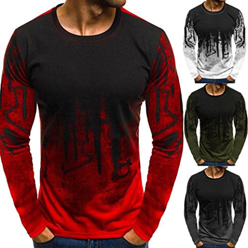 JiaMeng Suéter de Hombre Invierno Manga Larga Suéter Casual Jersey de Punto Caliente Camiseta Blusa básica de Manga Larga con Cuello Redondo (Gris,M)