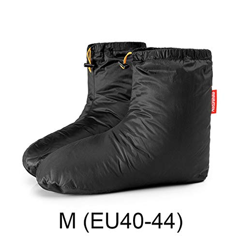 JIAXIAO Ship Zapatillas de plumón de Ganso, Botas con Aislamiento Antideslizante de Invierno, Zapatillas Unisex cálidas y acogedoras para Interior, para mochileros de Camping
